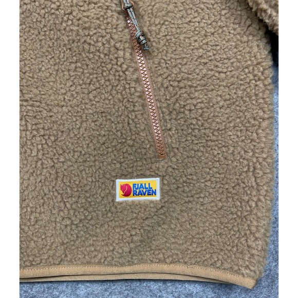 Fjallraven Vardag Pile Fleece Jacket Buckwheat Brown Large - Picture 3 of 16